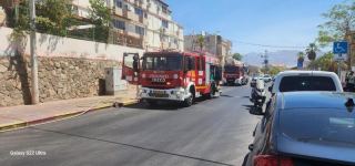 שריפה בבניין מגורים בשכונת איזידור באילת