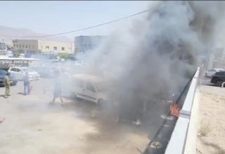 צפו: כעת שריפה באיזור התעשייה באילת